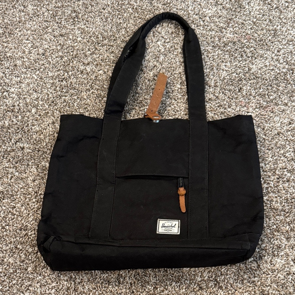 Herschel Supply Company Black Laptop Tote